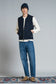 Gilet Martin Mix Wool Navy Double Face
