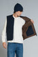 Gilet Martin Mix Wool Navy Double Face
