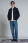 Giacca Bomber Cameron Mix Wool Navy