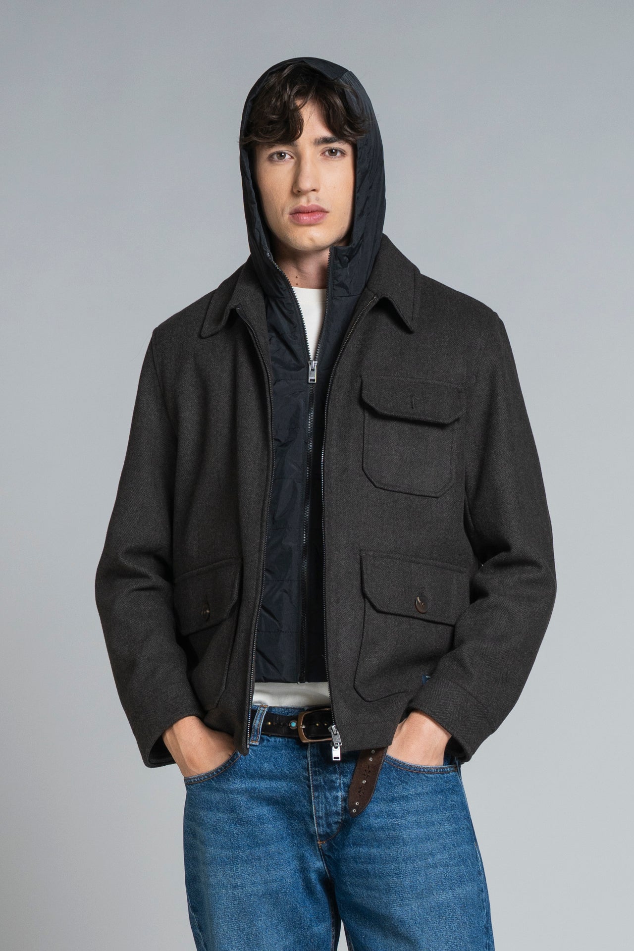 Giacca Liam Mixed Wool Multicolor