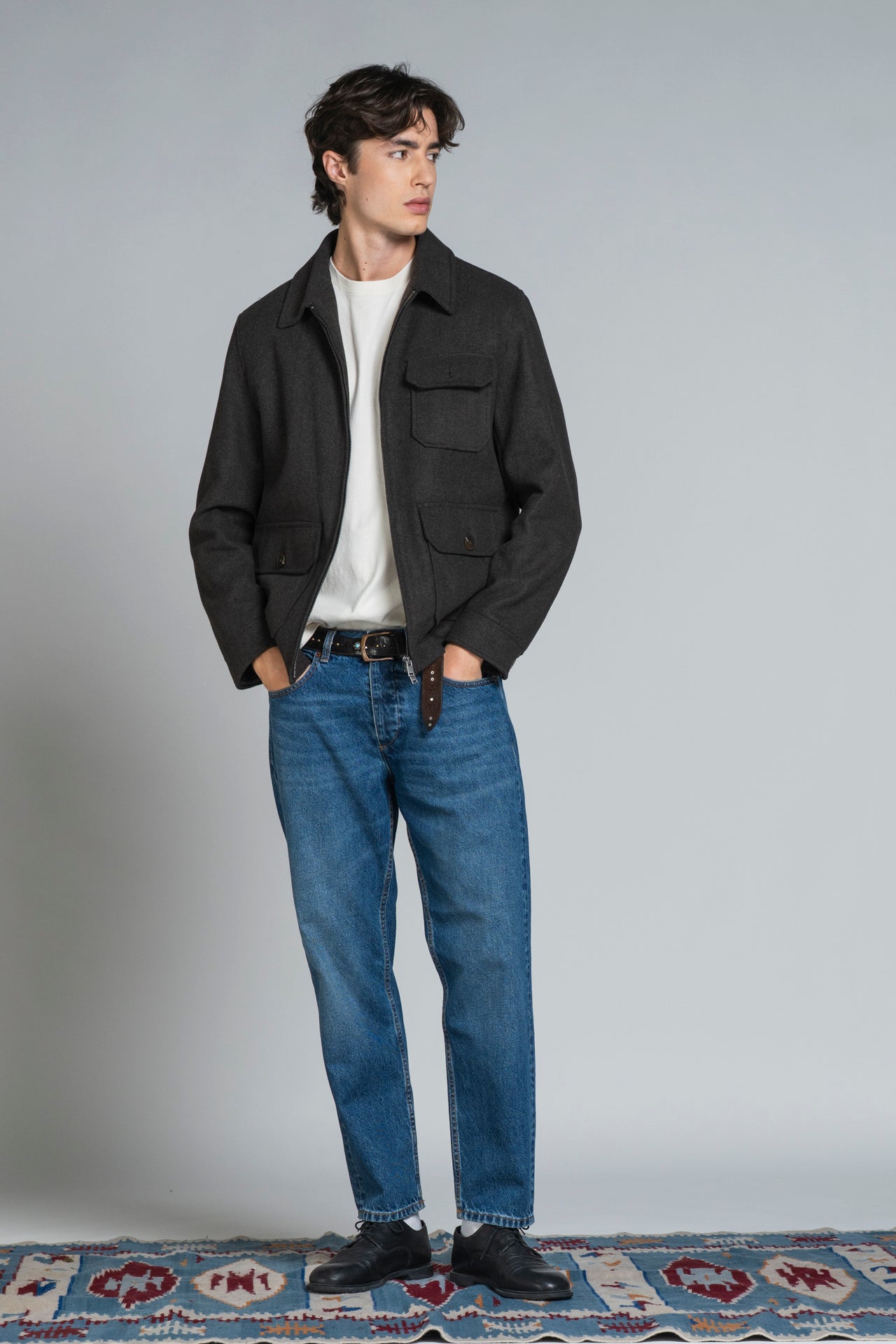 Giacca Liam Mixed Wool Multicolor
