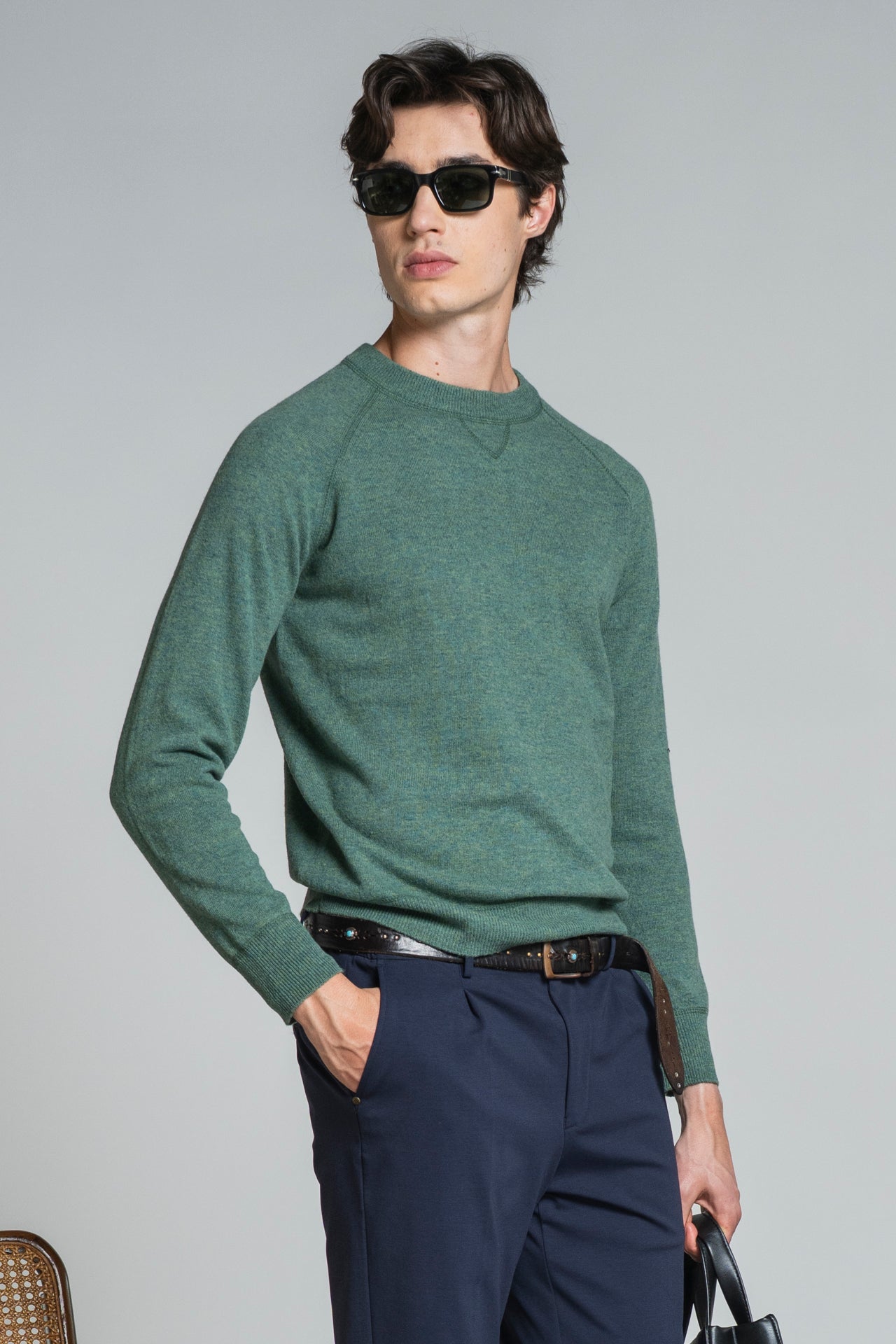 Maglia Rory Lambswool Grass Green