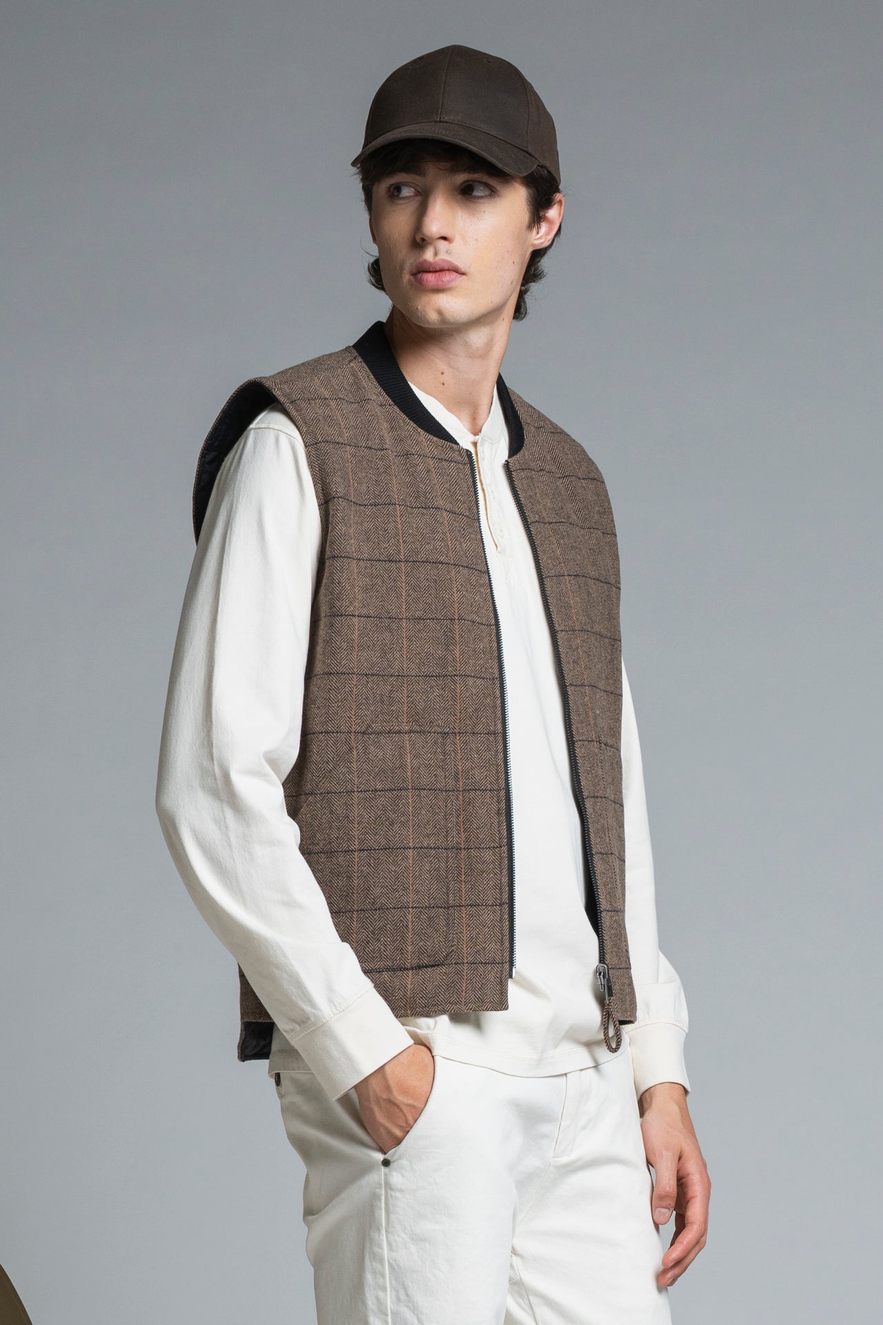 Gilet Martin Mix Wool Multicolor Double Face