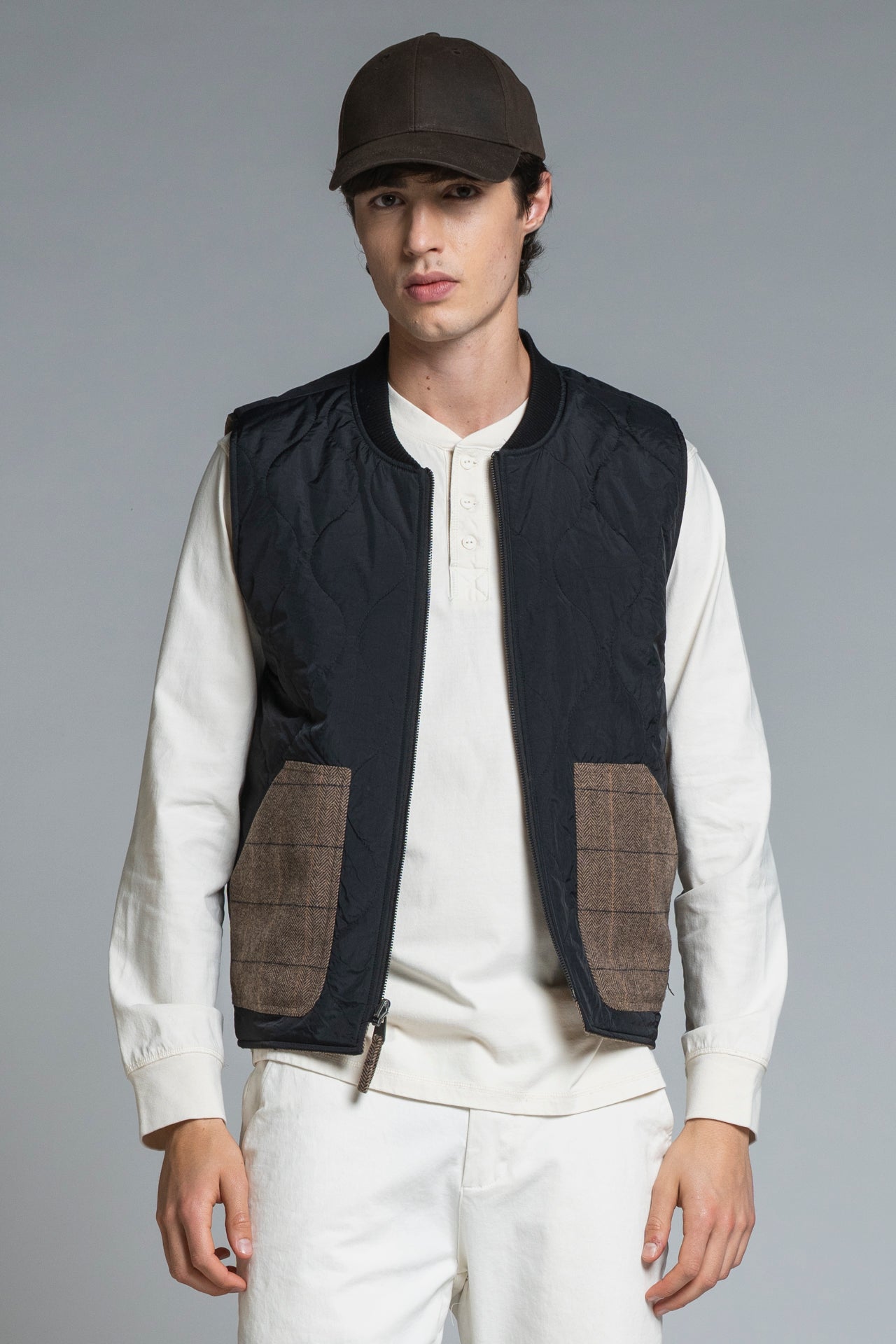 Gilet Martin Mix Wool Multicolor Double Face