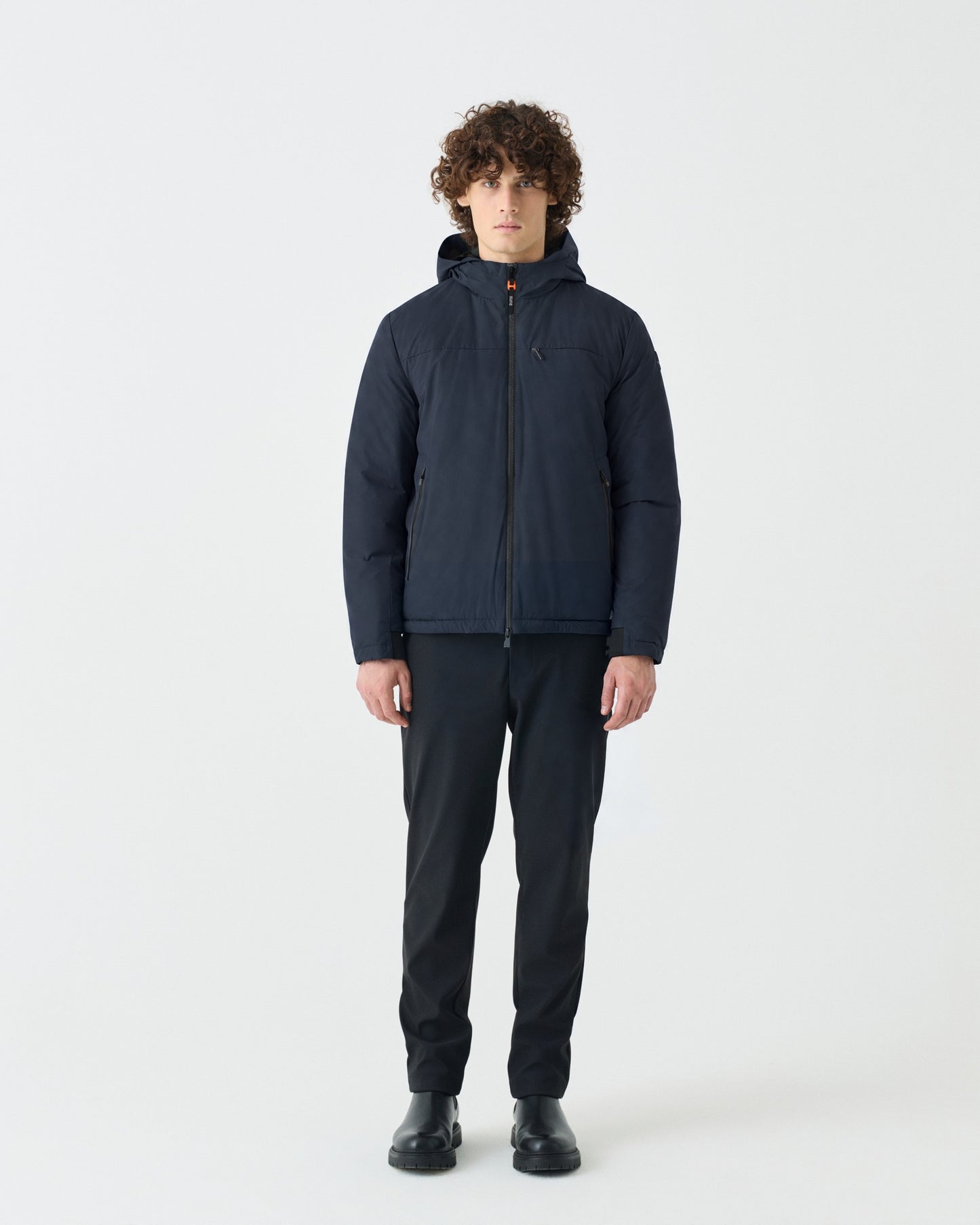 Giacca Aurelio Velour Dark Blue