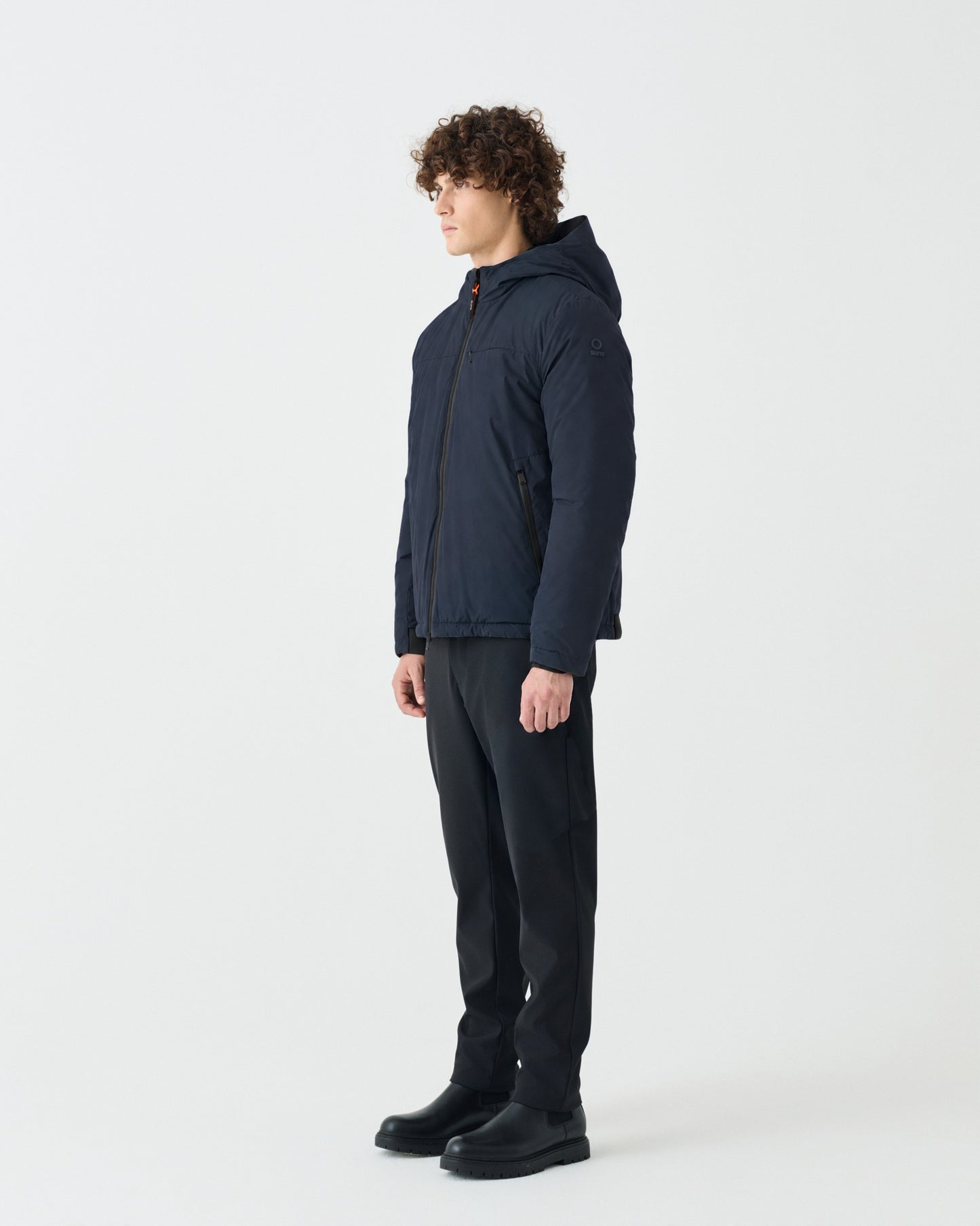 Giacca Aurelio Velour Dark Blue