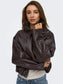 Giacca Masja Leather Bomber Chocolate Torte
