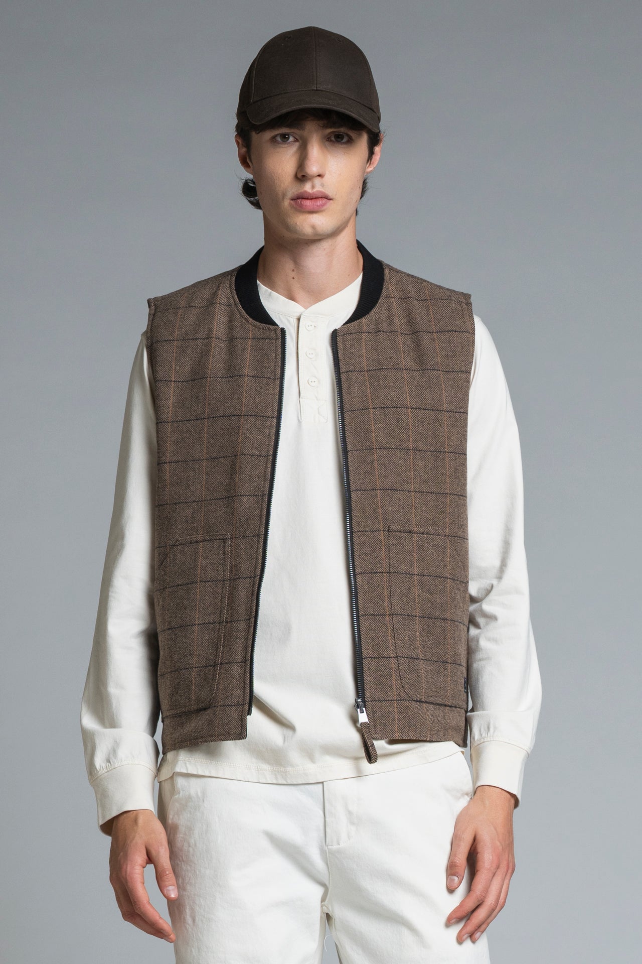 Gilet Martin Mix Wool Multicolor Double Face