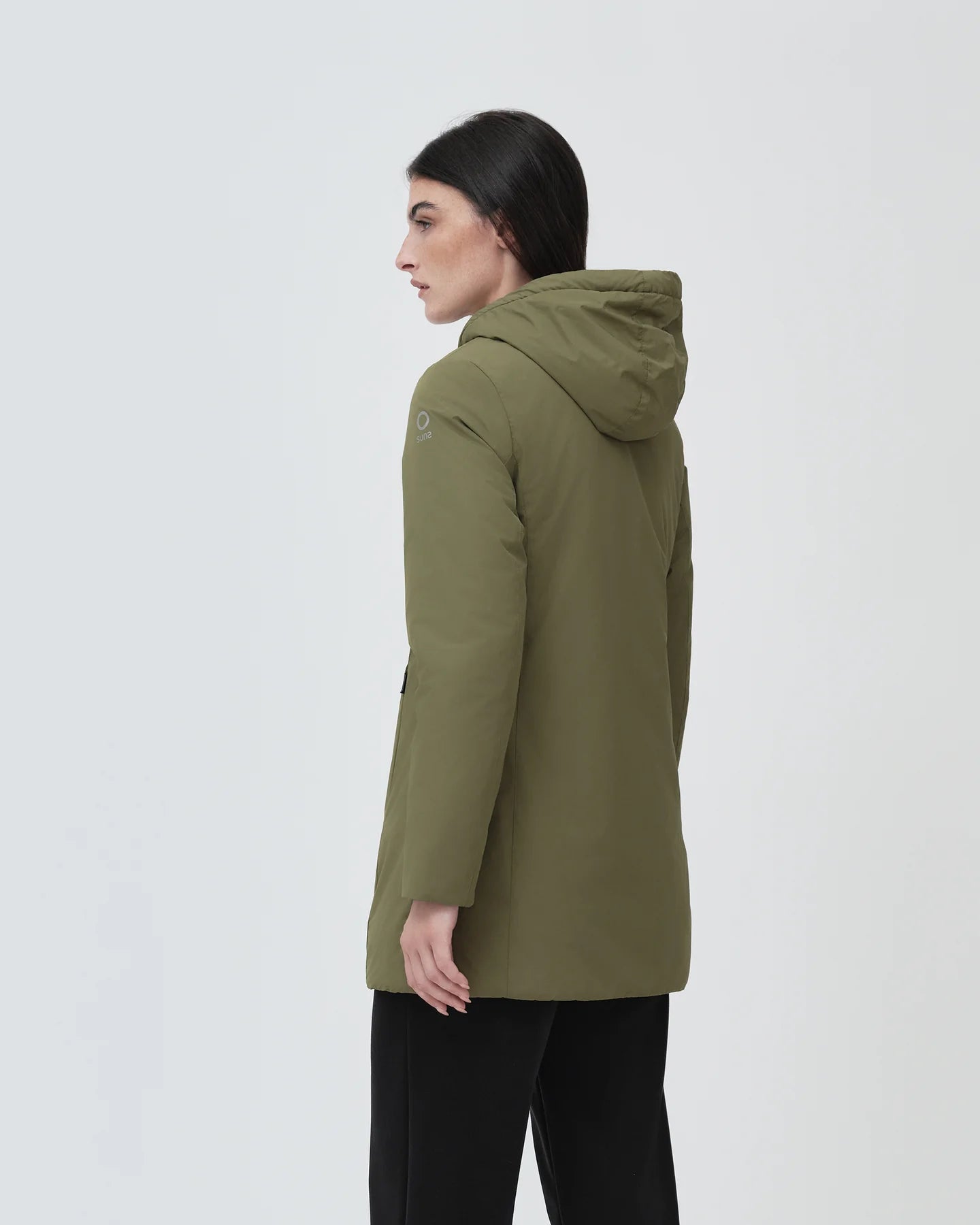 Giacca Aurelia Long Velour Olive