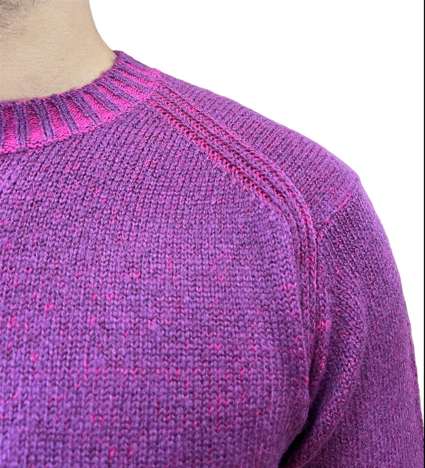 Maglia Lambswool Wash Purple