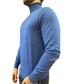 Maglia Dolcevita Cashmere Peter Cobalt