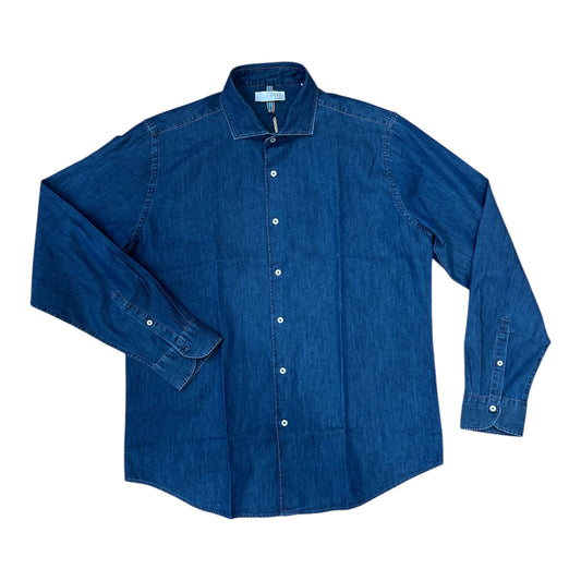 Camicia Wilson Dark Blue Denim
