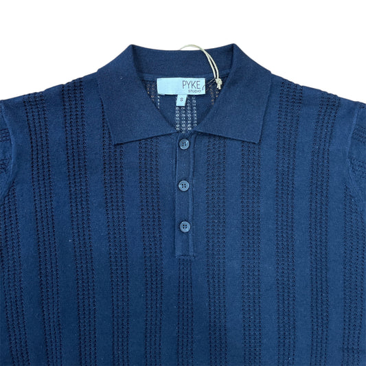 Polo Fred Linen Navy