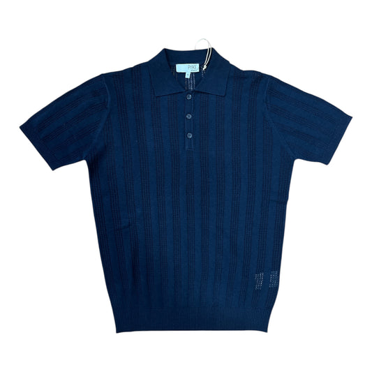 Polo Fred Linen Navy