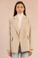 Blazer Woven Beige
