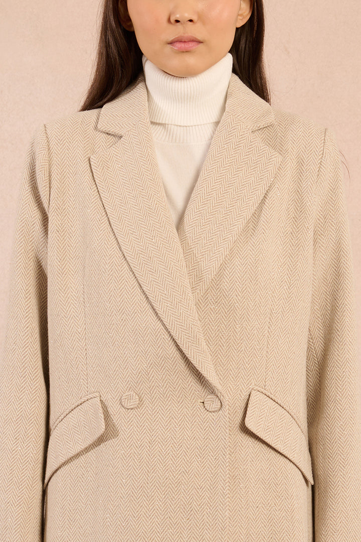 Blazer Woven Beige