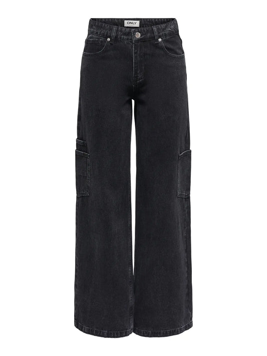 Jeans Kira Cargo Black
