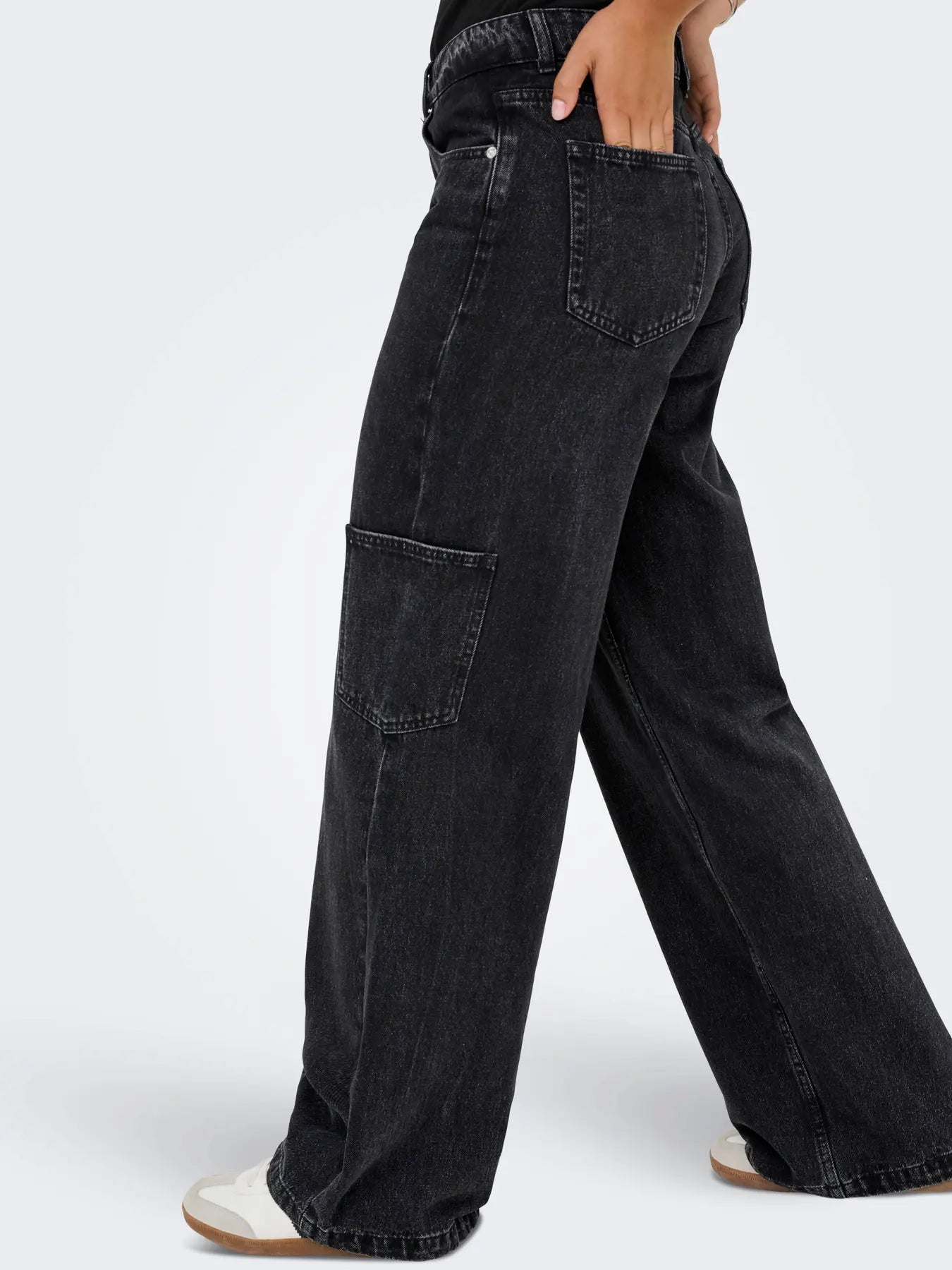 Jeans Kira Cargo Black