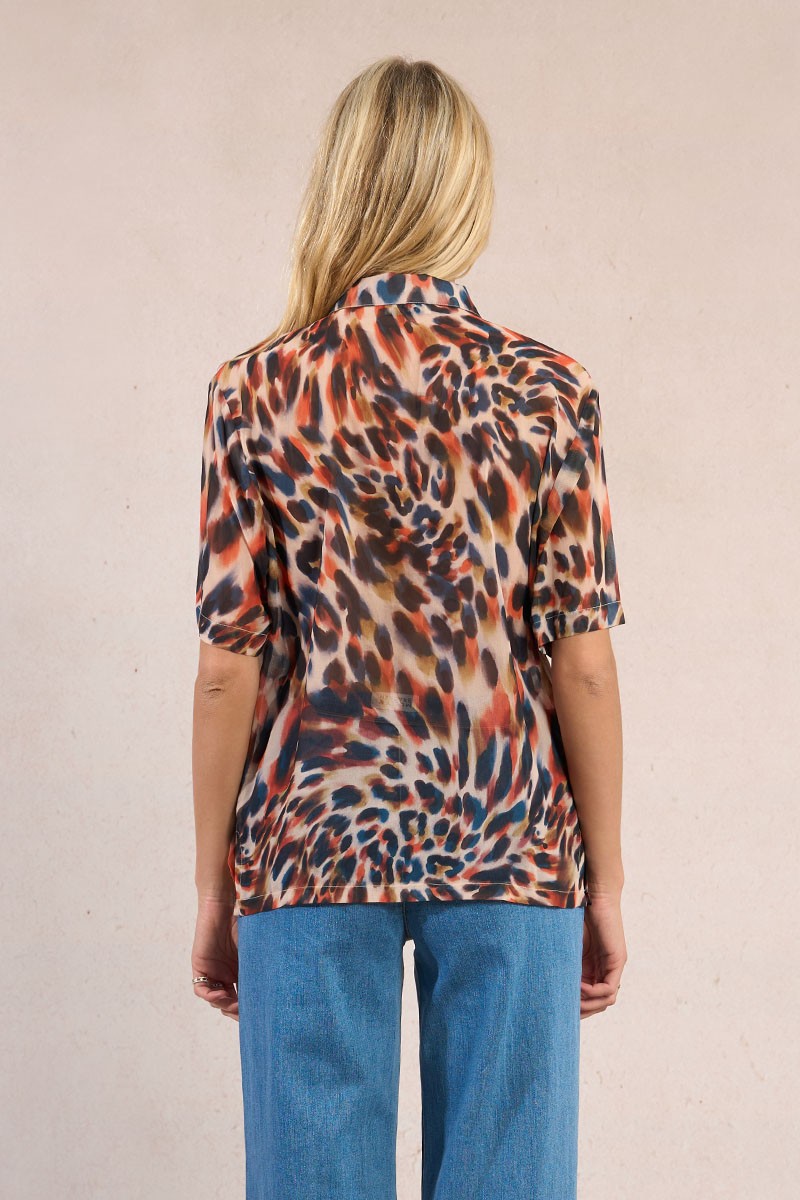 Camicia Animal Orange