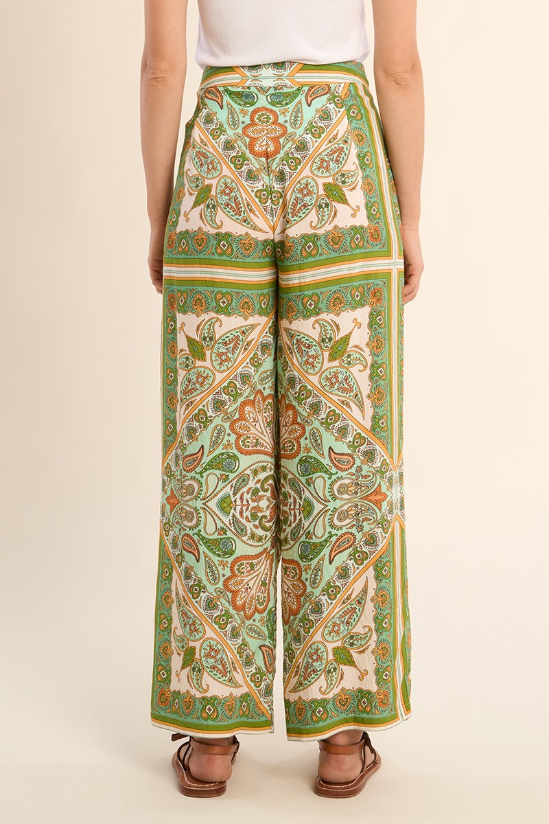 Pantalone Flowing Green