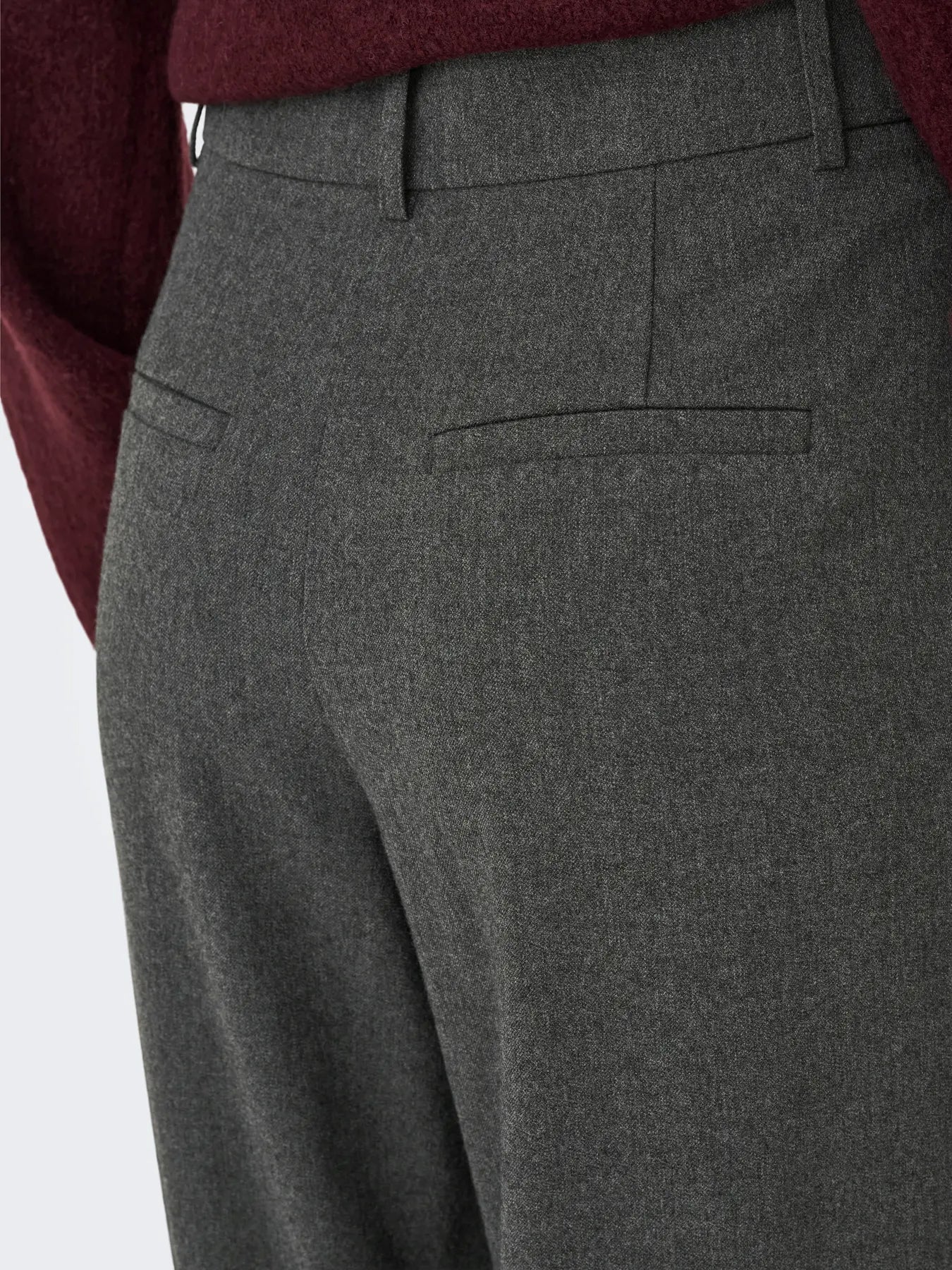 Pantalone Deluxe Medium Grey Melange