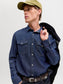 Camicia Sheridan Dark Blue Denim
