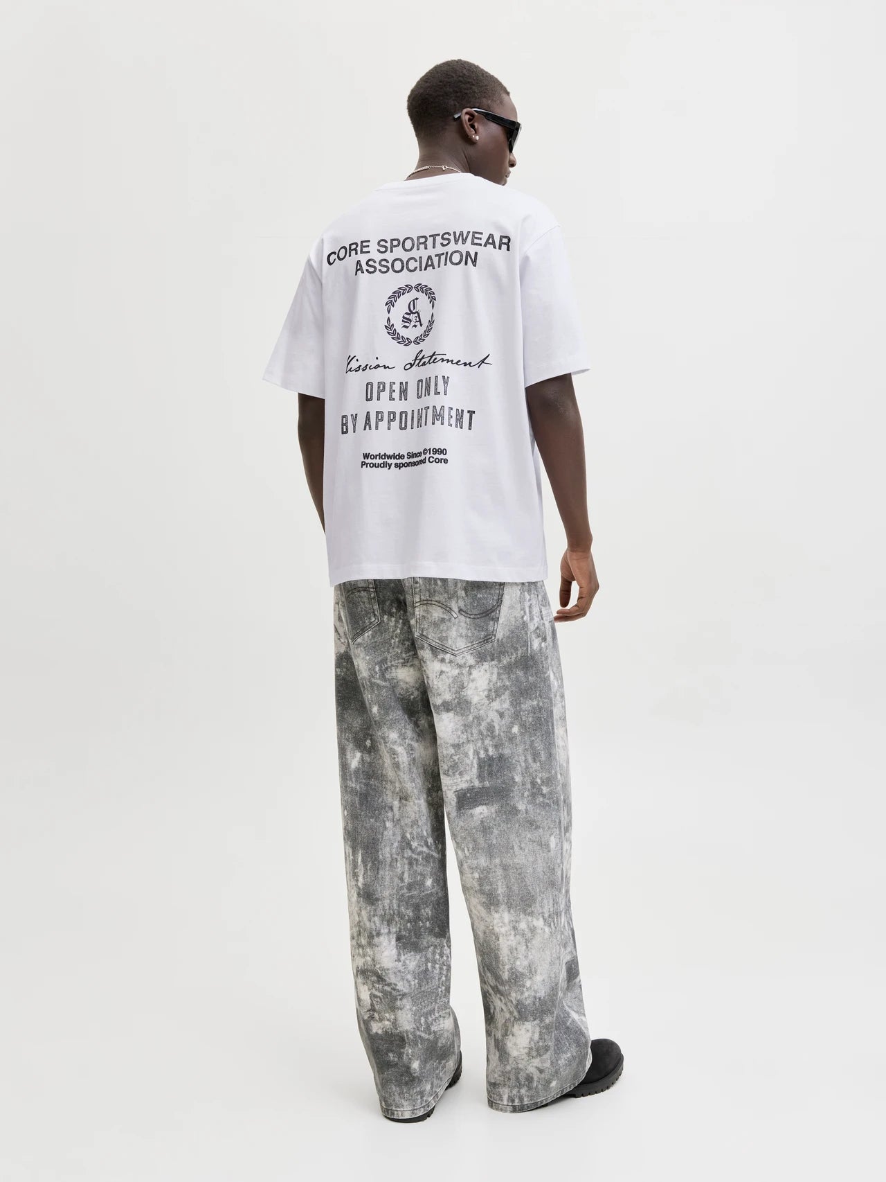 T-Shirt Dust Washed White
