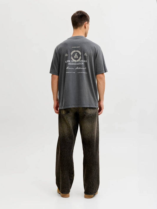 T-Shirt Dust Washed Black