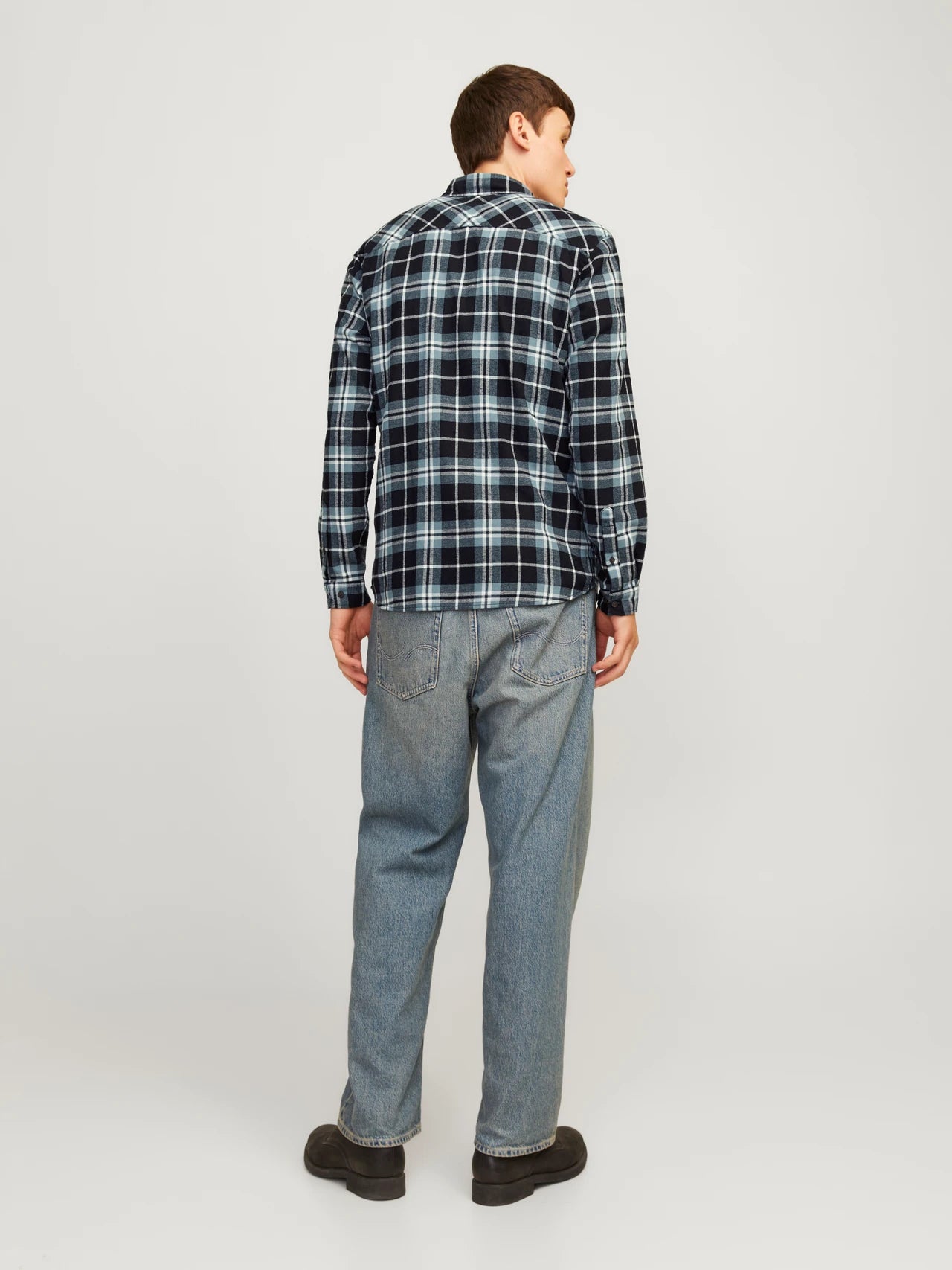 Camicia Joshua Flannel Goblin Blu