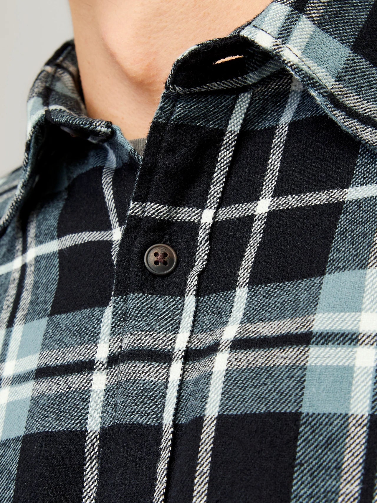 Camicia Joshua Flannel Goblin Blu