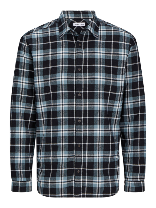 Camicia Joshua Flannel Goblin Blu