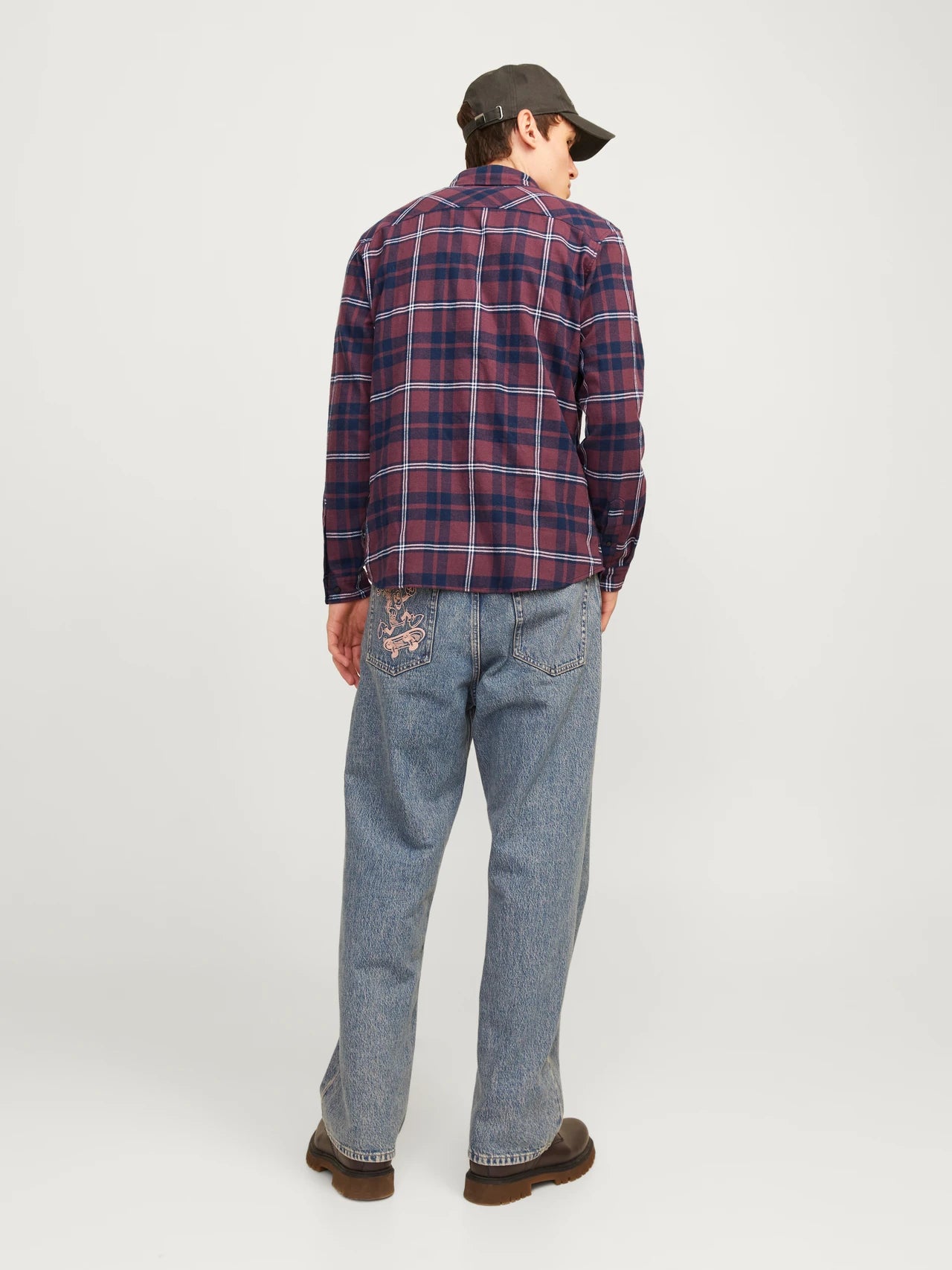 Camicia Joshua Flannel Vineyard Wine