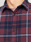 Camicia Joshua Flannel Vineyard Wine