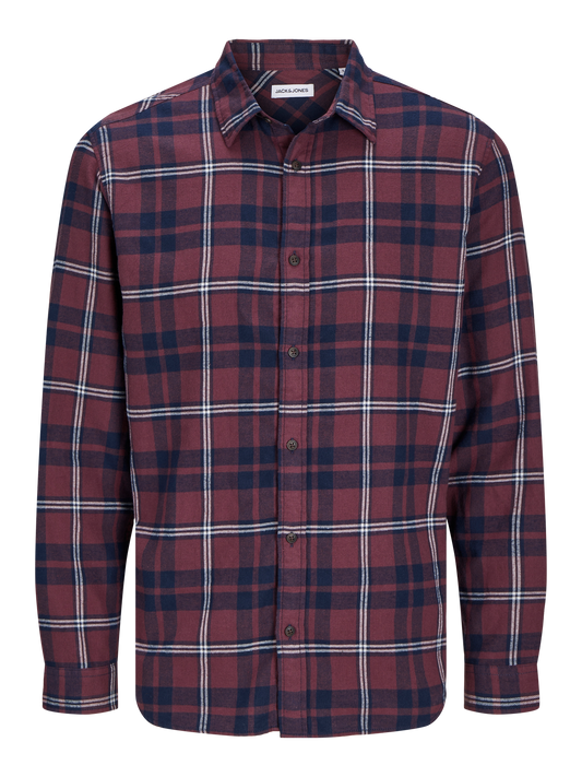 Camicia Joshua Flannel Vineyard Wine