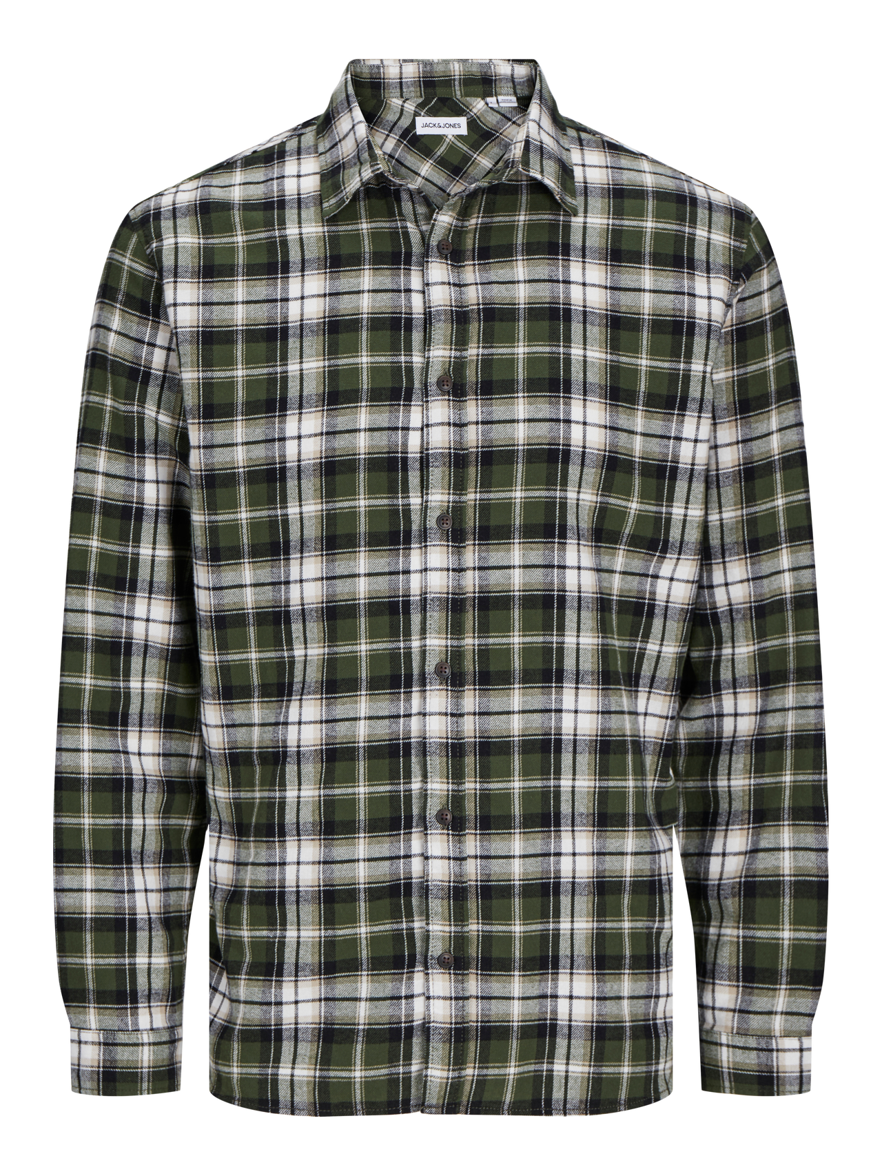 Camicia Joshua Flannel Kombu Green