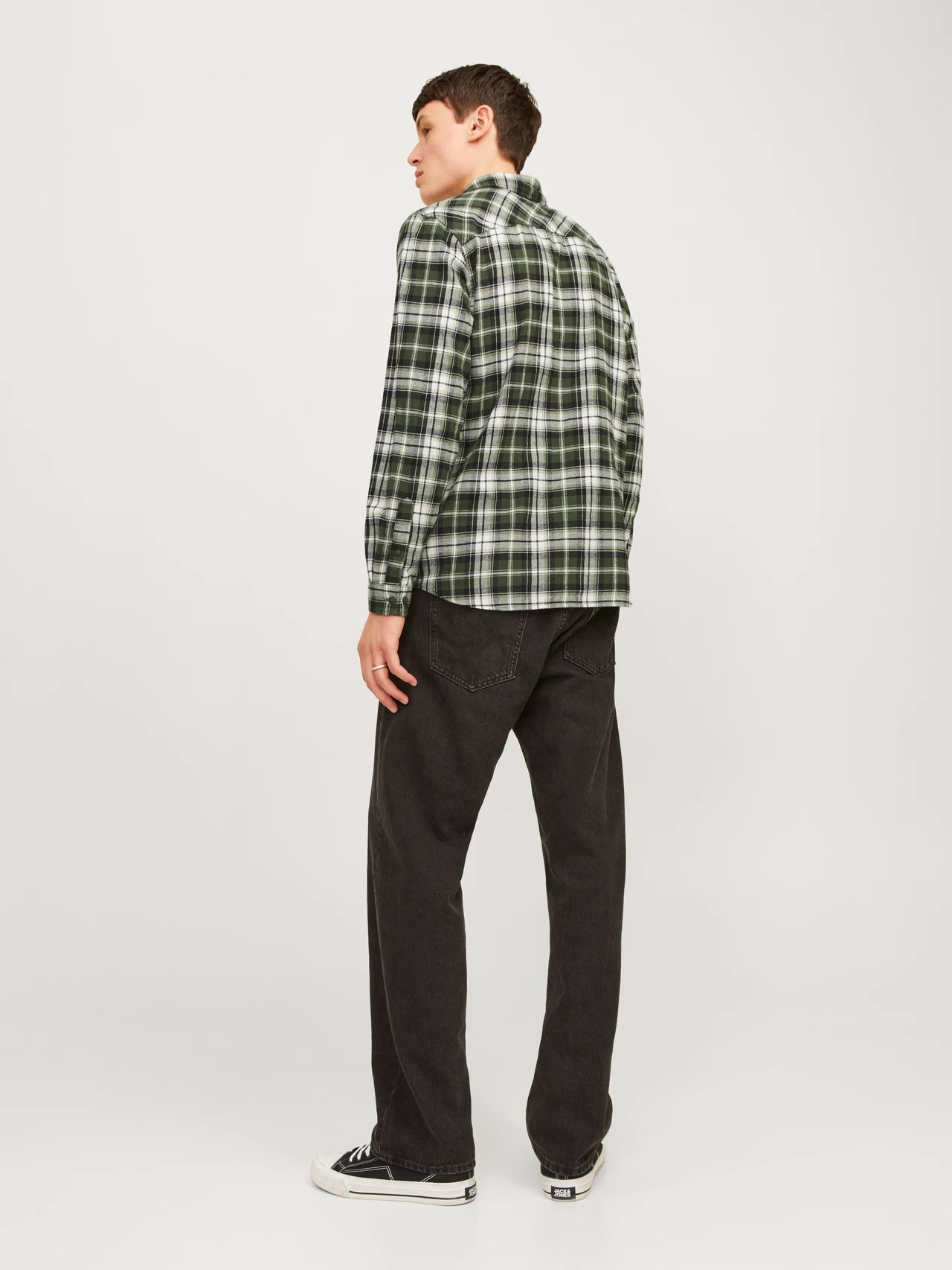 Camicia Joshua Flannel Kombu Green