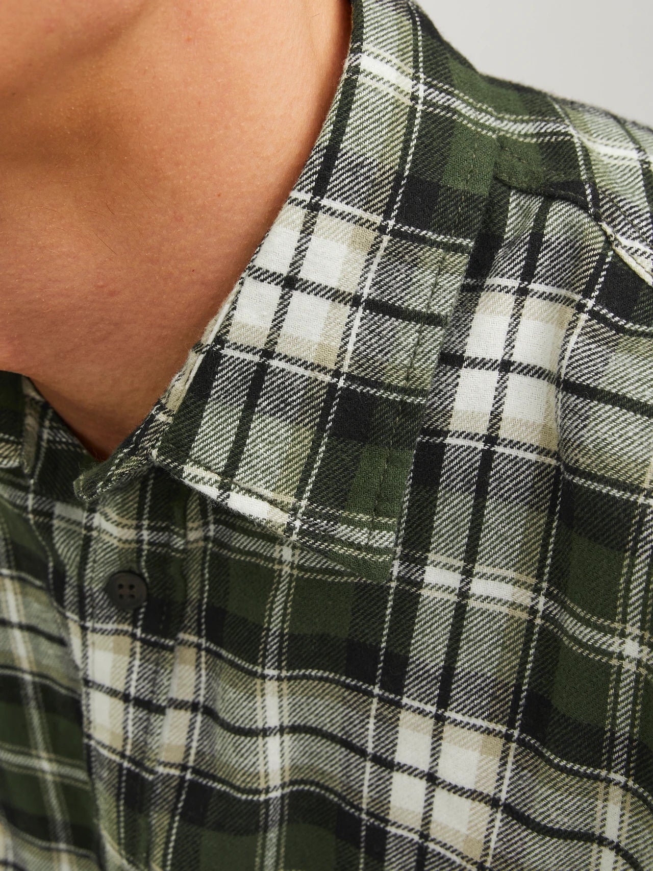 Camicia Joshua Flannel Kombu Green