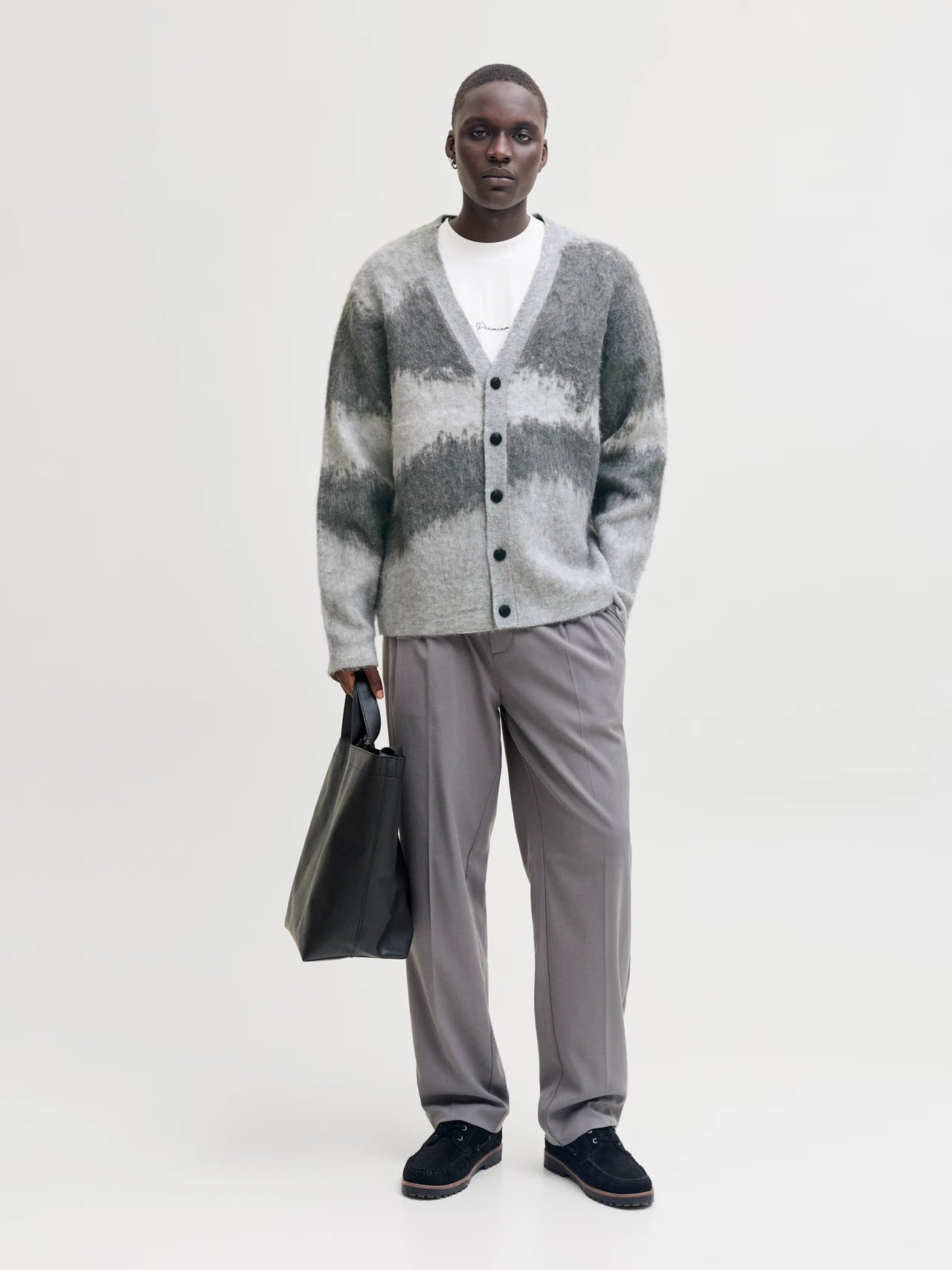 Cardigan Travis Grey Melange