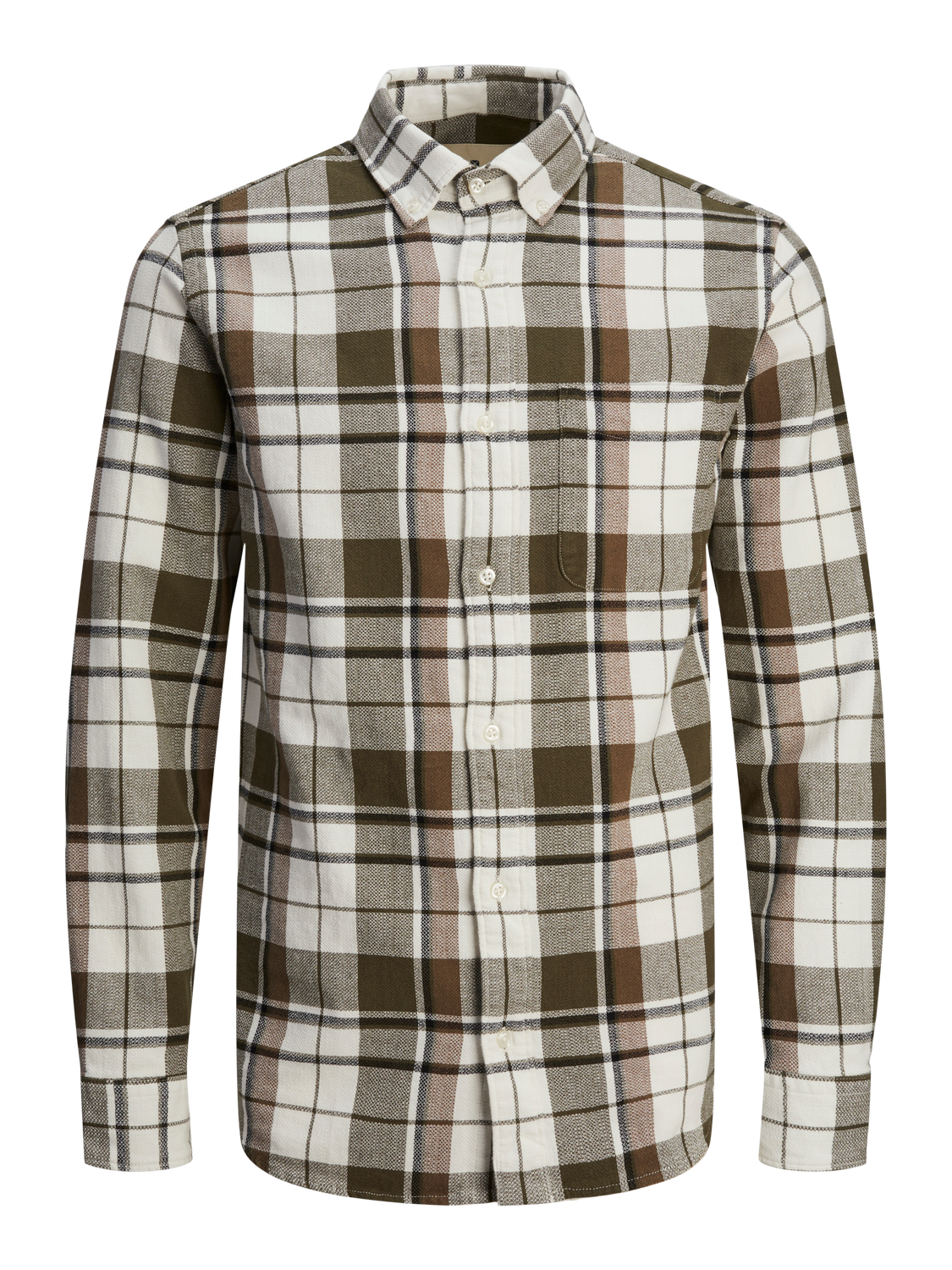 Camicia Brook Check Olive Night