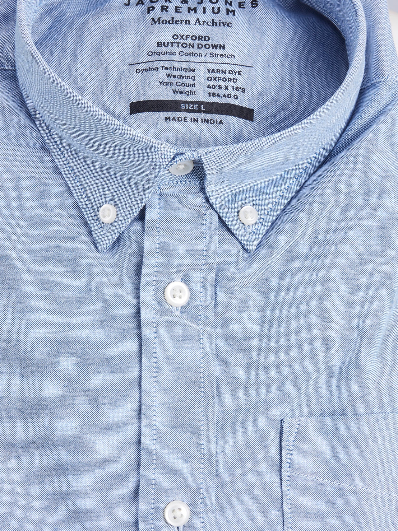 Camicia Brook Oxford Cashmere Blue
