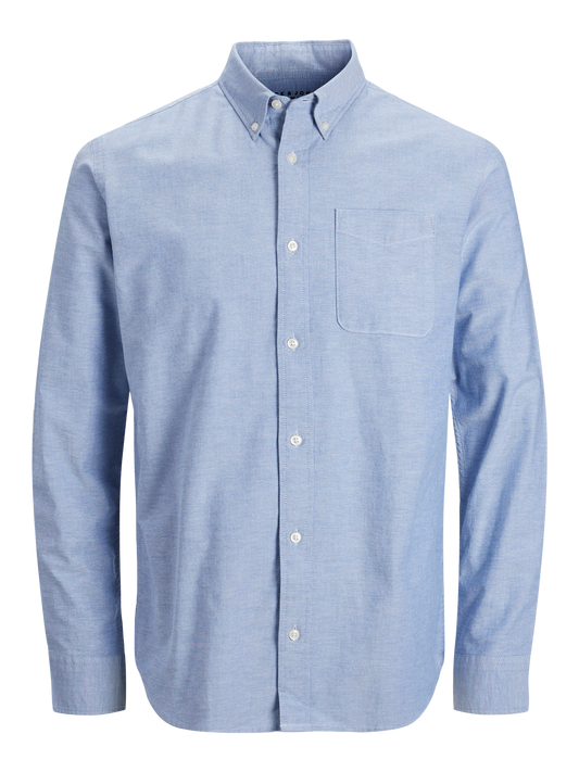 Camicia Brook Oxford Cashmere Blue