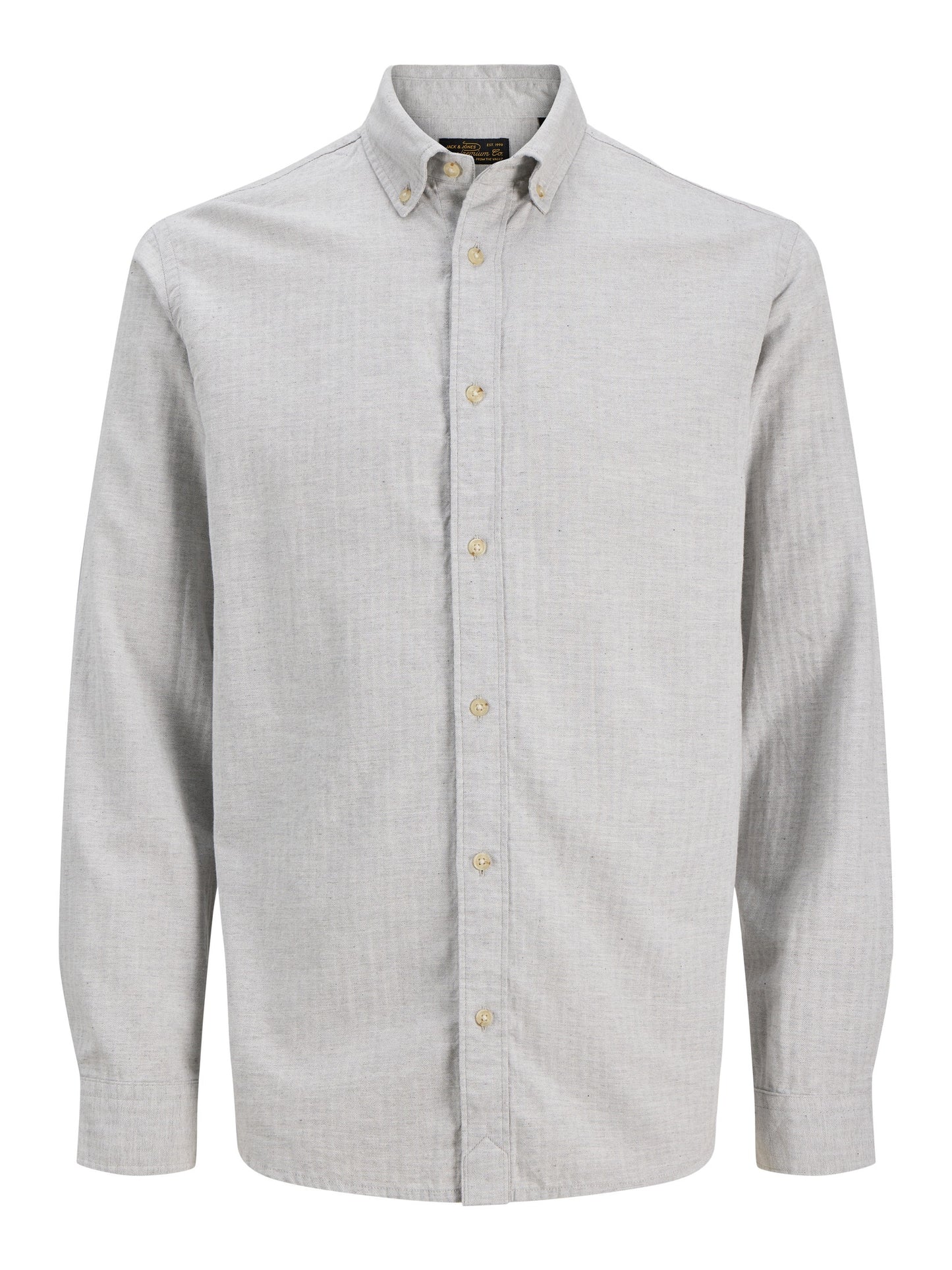 Camicia Harvey Twill Light Grey Melange