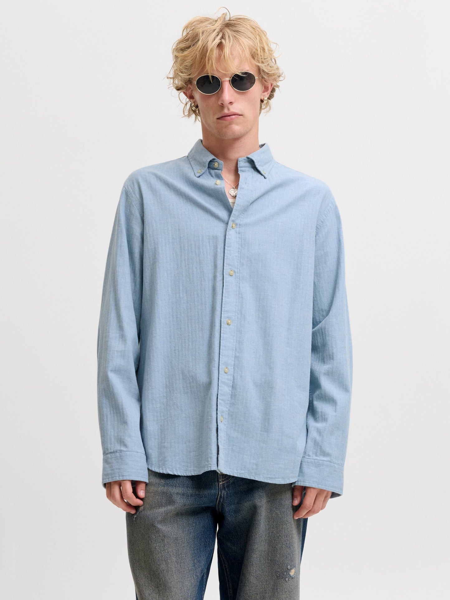 Camicia Harvey Twill Soft Chambray