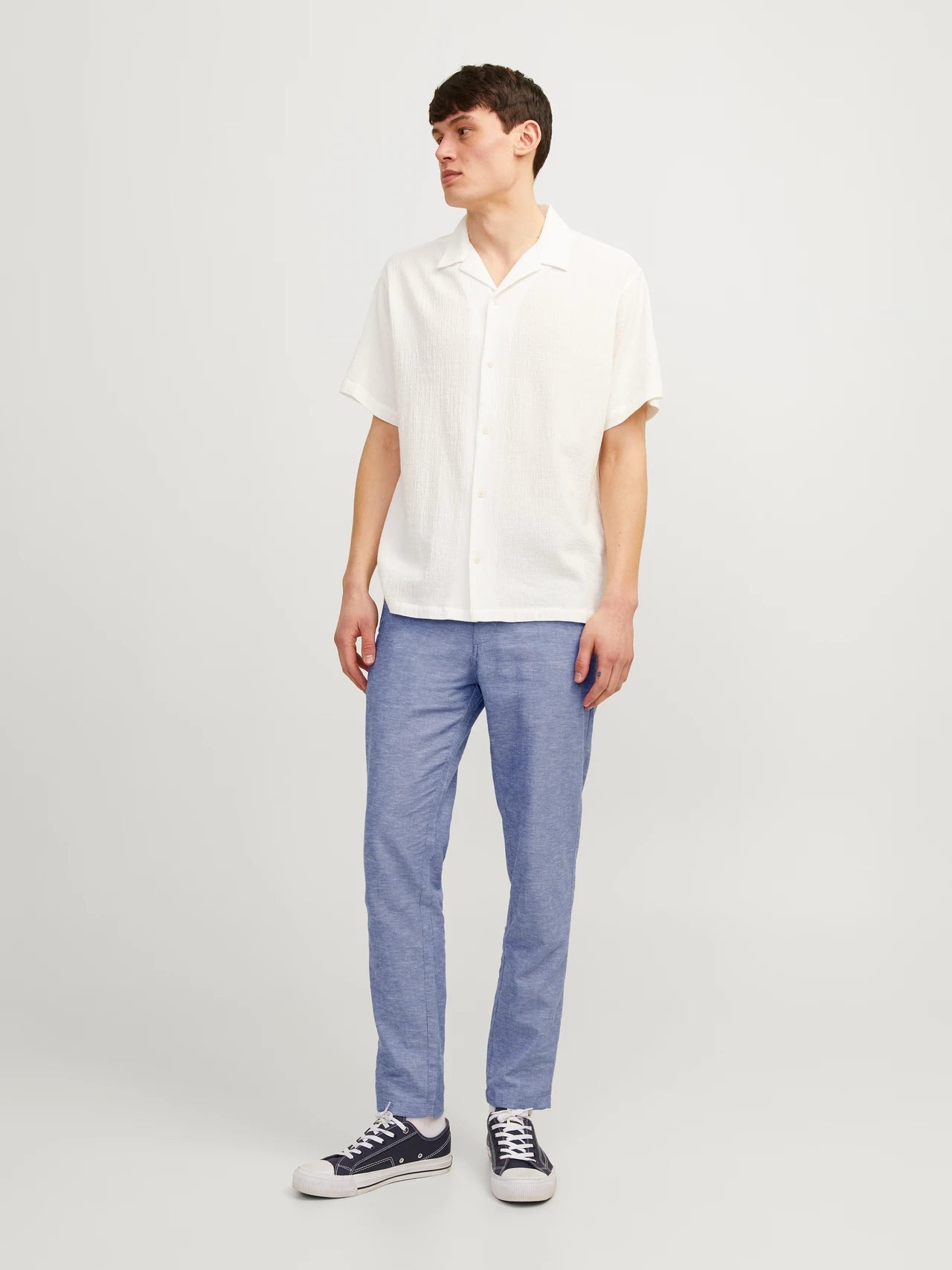 Pantalone Ace Linen Faded Denim