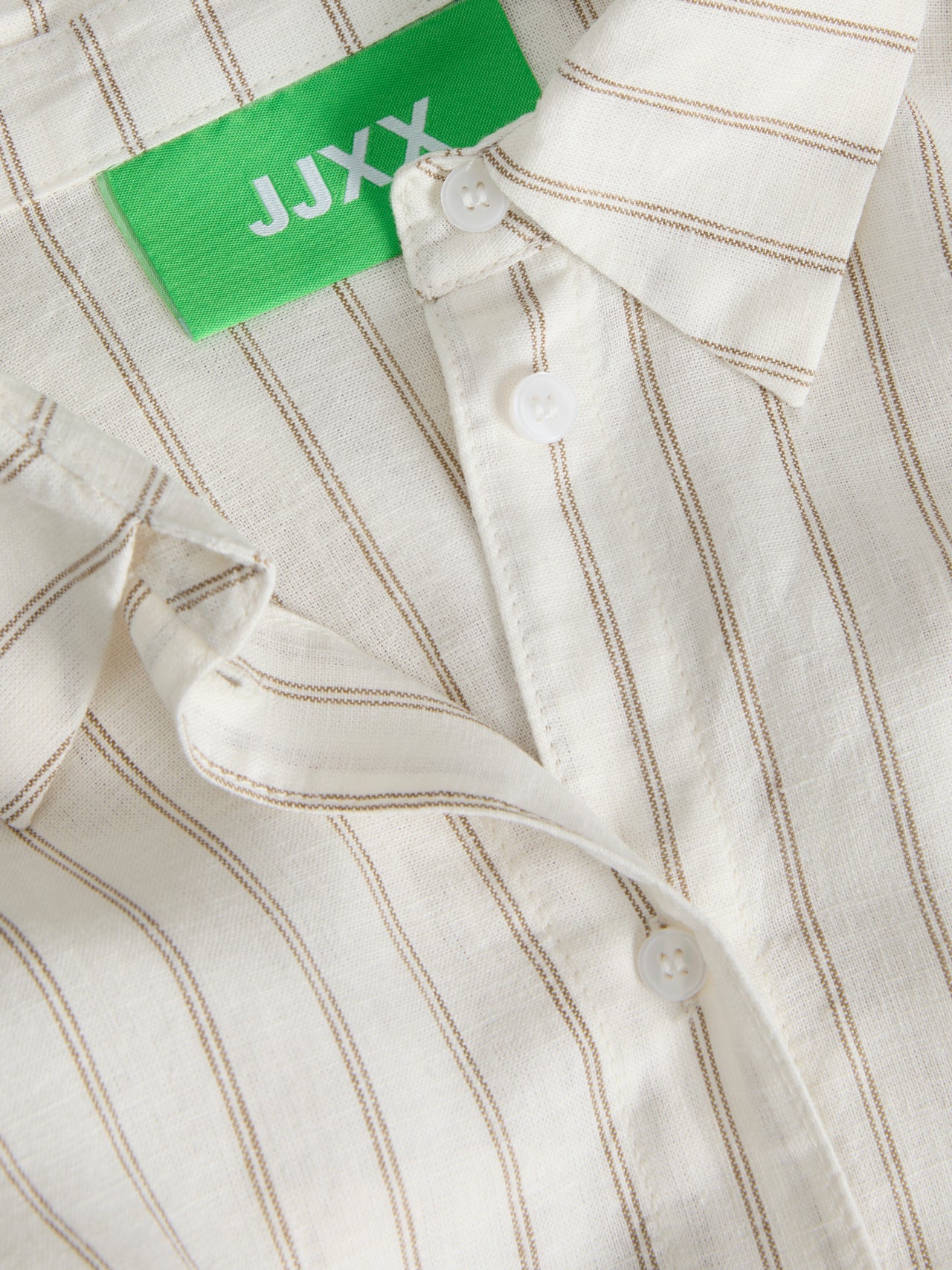Camicia Almira Linen Blanc De Blanc
