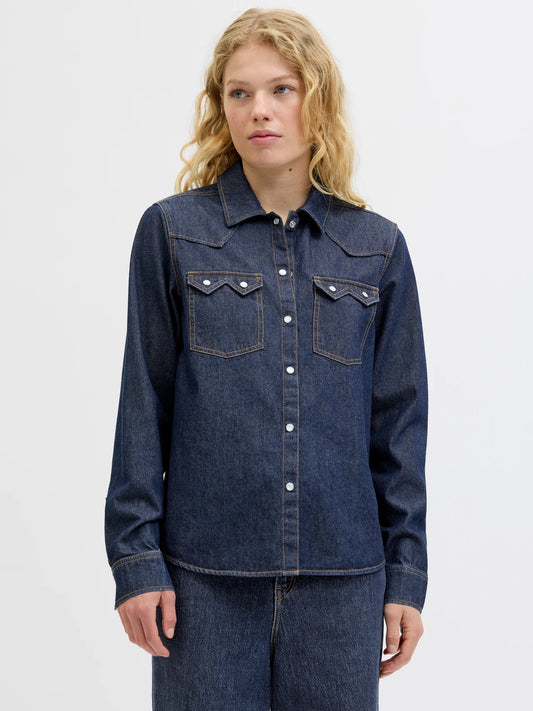 Camicia Jules Dark Blue Denim