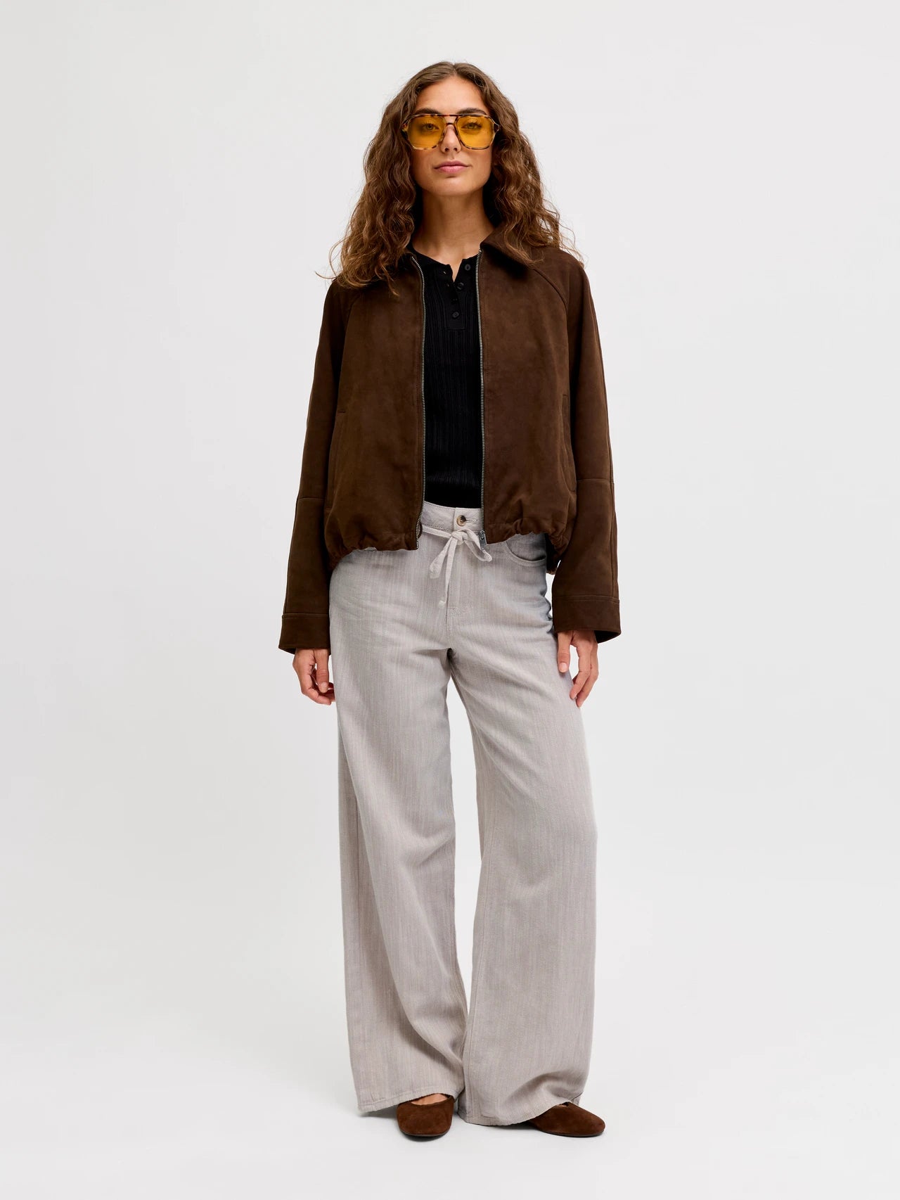 Pantalone Zoe Feather Grey Melange