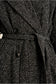 Cappotto Herringbone Black