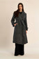 Cappotto Herringbone Black