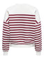 Felpa Adele Stripes Bordeaux